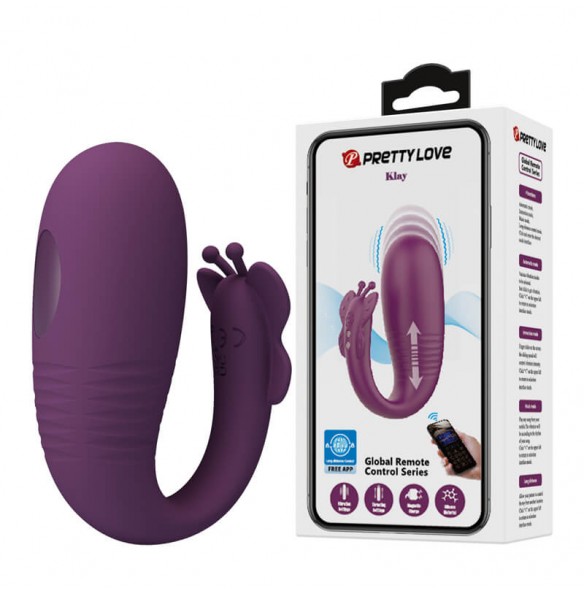 Pretty Love - Klay Thrusting Vibration Wearable Massager (Smart APP Model - Chargeable) Pretty Love - Klay Thrusting Vibration Wearable Massager (Smart APP Model - Chargeable)